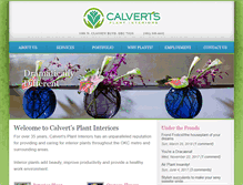 Tablet Screenshot of calverts.com